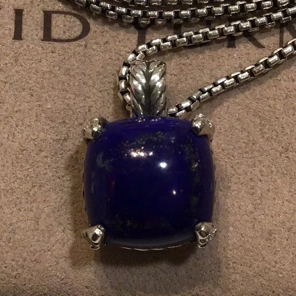 David Yurman Chatelaine Pendant Lapis Lazuli - Picture 3 of 8